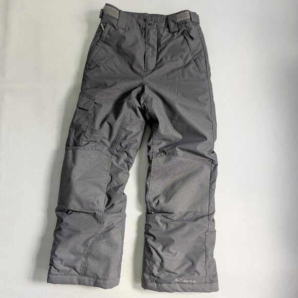 Columbia Bugaboo Boys Girls Snow Pants Size Medium 10-12 Grey Omni-Heat - Picture 1 of 9